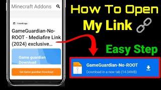 How to Open My Links | Easy Step