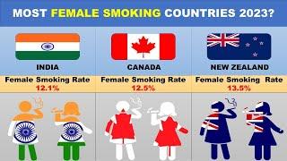 Most Female Cigarette Smoking Countries In 2023 | Women Smoking Rate by Country