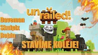 Hrajeme Unrailed! w/ šotouš Daveman CZ,  koleják Skulpix a Jonathan Robin