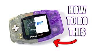 How to MOD a Game Boy Advance! (2022 In Depth Tutorial)