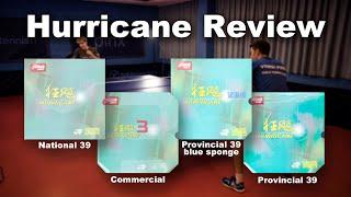 Hurricane 3 Neo | Commercial vs Provincial 39 vs Provincial 39 blue sponge vs National 39