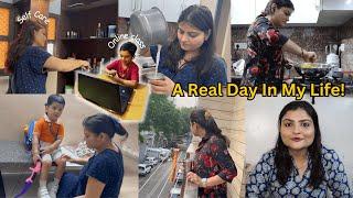 A *REAL* day in my life in India~ productive morning routine, Kid's studies, Self Care