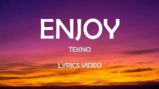 Tekno - Enjoy (Lyrics Video)