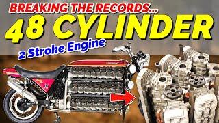 This bike use 2 stroke, 48-Cylinder Engine to achieve incredible power...