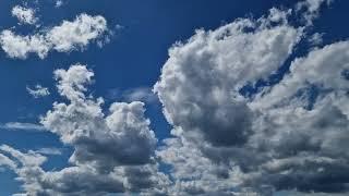 Footage. Beautiful clouds are moving quickly across the sky. Cloud video. Clouds. video screensaver.