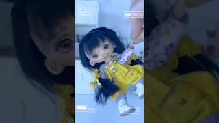 Small art doll handmade 4.7 inches #music #doll #artdoll #diy #anime