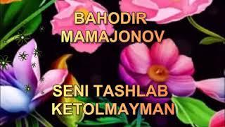 БАҲОДИР МАМАЖОНОВ. (ЎЛМАС ОХАНГЛАР). СЕНИ ТАШЛАБ КЕТОЛМАЙМАН. "РЕТРО"