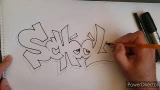 How to Draw Graffiti Lettering