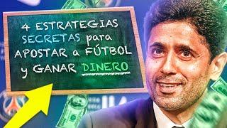 Las 4 MEJORES ESTRATEGIAS para APOSTAR a FÚTBOL y GANAR DINERO