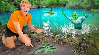 THE POND MONSTER ATTACKED ME?!