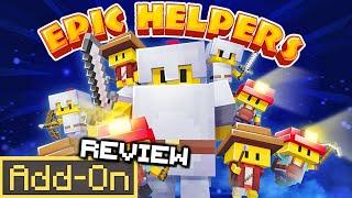 EPIC HELPERS ADDON Brings NPC Miners, Farmers & Fighters to Minecraft Bedrock Edition