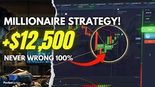 +$12,500 In less 10 Minutes! Best Pocket Option Trading Strategy  Binary Options