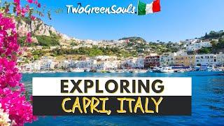 Exploring Blue Grotto and Capri, Italy | On a boat | Indian Couple Travel Vlog