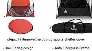 EasyGoProducts CoverU Sports Shelter Weather Tent Pod Patented