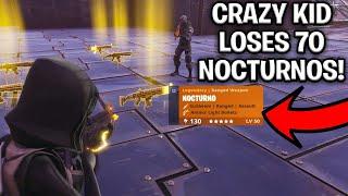 Crazy Noob Loses 70 Nocturnos! (Scammer Gets Scammed) Fortnite Save The World