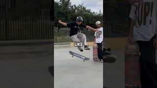 ⁠​⁠Teaching skate tricks to one of my biggest fans! @chasgonzalez3090 #skateboarding #skate #shorts