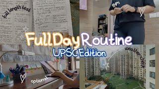 UPSC VLOG - MAINS FULL LENGTH TEST GS 1 | WENT UP 8TH FLOOR BY STAIRS #upsc #study #upscvlog #ias