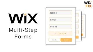 Custom Multi-Step Forms in Wix | Wix Fix