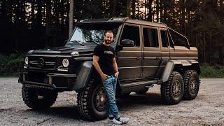 we drive a Mercedes AMG G63 6X6 through the forest in Germany / The Supercar Diaries