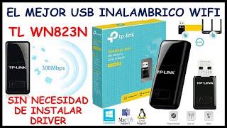  El mejor Wifi USB Unboxing TP LINK TL-WN823N Compatible con Windows 8.1/8/7/XP, Mac OS, Linux