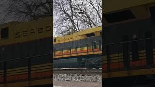 CSX 1900 Seaboard Air Line "Olde Mustard" leading m421