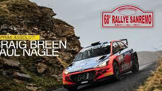Rallye Sanremo 2021 - Craig Breen, Paul Nagle primi assoluti