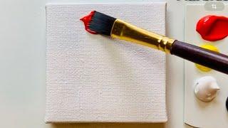 Acrylic Painting for Beginners / Mini canvas ideas