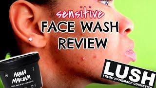 Sensitive Skin Product Review | Zero Waste Skincare Update | Lush Aqua Marina Facial Cleanser Review