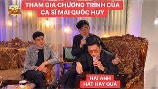 Khương Dừa tham gia chương trình tự sự được nghe Châu Thanh & Mai Quốc Huy hát live quá hay