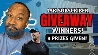 WINNERS Announced! Lions Syndicate 25K Subscriber Giveaway