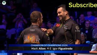 Mark Allen vs. Igor Figueiredo Highlight Champion of Champions 2024 #snooker