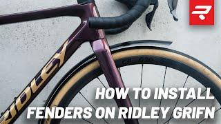 RIDLEY HOW TO - How to install fenders on Ridley Grifn