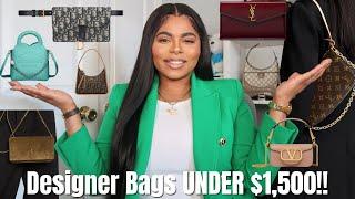 BEST DESIGNER BAGS UNDER $1,500 | LV, Gucci, Fendi, YSL, Dior, Valentino, Tiffany&Co