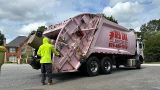 Red Oak Sanitation Mack MRU McNeilus Rear Loader