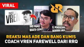 Viral  Reaksi Mas Ade dan Bang Kumis Vren Farewell dari RRQ !