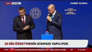 CANLI | Cumhurbaşkanı Erdoğan Öğretmenler Günü ve Atama Töreni'nde Konuşuyor