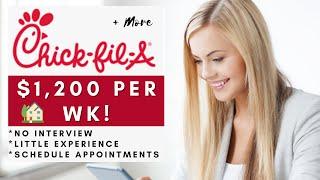 Chick-Fil-A is Hiring Remote! No Interview Little Experience Remote Work From Home Jobs 2025