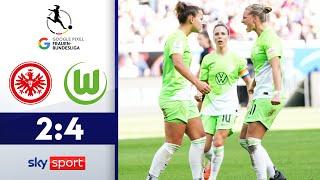 Wölfinnen drehen das Spiel | Eintracht Frankfurt - VfL Wolfsburg | Highlights - Frauen-Bundesliga