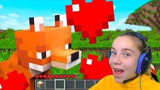 Как приручить ЛИСУ в MINECRAFT!