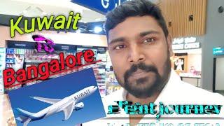 Kuwait To Bangalore Flight journey