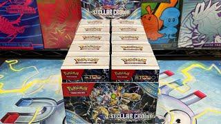 Opening 10 Pokémon Stellar Crown Build and Battle Kits!