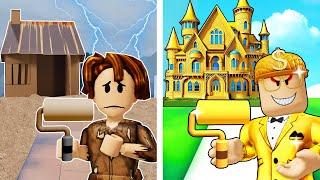 ROBLOX Brookhaven RP: RICH vs POOR House Challenge: Who is Winner? | Gwen Gaming Roblox