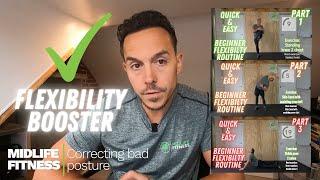 Beginner-Friendly Flexibility Routine Guided Follow-Along Flexibility BOOSTER | Midlife Fitness