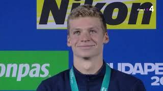 Léon Marchand/Carson Foster : 88 - Avant-course, résumé, podium du 200m 4 nages 2022 en français.