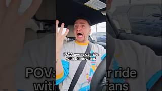 DRIVING With A DISNEY FAN!! (PART 2) #shorts 