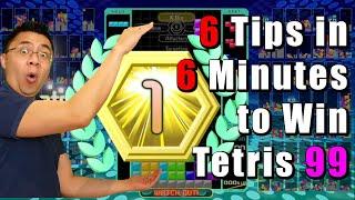 6 Tips in 6 Minutes to WIN your first Tetris 99 match!