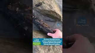 Жители Белореченска нашли предположительно снаряд времен Великой Отечественной войны  #белореченск