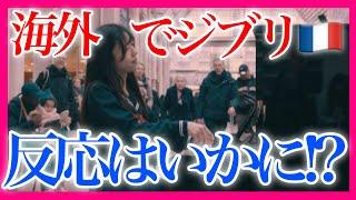 パリの駅で日本人がジブリ弾いたら、ブラボーが…！【 海外ストリートピアノ / 人生のメリーゴーランド / ハウルの動く城 ピアノ 】