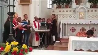 Nigerian Catholic Priest in Switzerland Surprised by Choir with Igbo Song as he cries