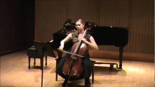 Bach Cello d-minor Suite  - Rebecca Yoder